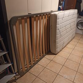 rete a doghe e materasso 1 pz 1/2