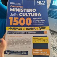 libro concorso vigilanza MiC 1500 posti codice 01