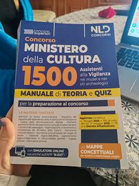 libro concorso vigilanza MiC 1500 posti codice 01