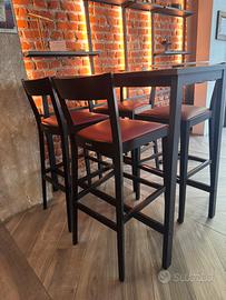 Tavolo IKEA mittzon alto con 4 sedie furlani