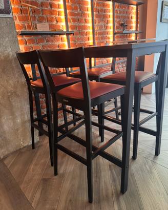 Tavolo IKEA mittzon alto con 4 sedie furlani