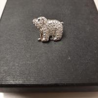 Swarovski spilla orsetto soci SCS