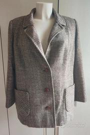 Giacca Blazer Vintage Anni '80 in Lana - Taglia L