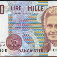 1.000 LIRE montessori EB151193K FDS  ciampi-spezia
