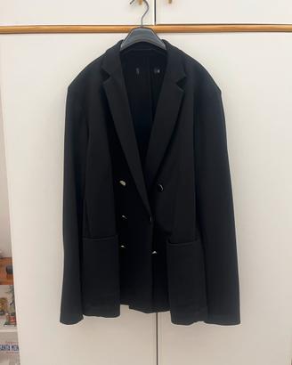 Giacca doppiopetto nera Imperial