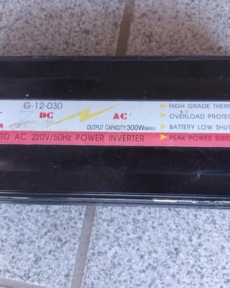 inverter 12vdc/230ac 300 watt