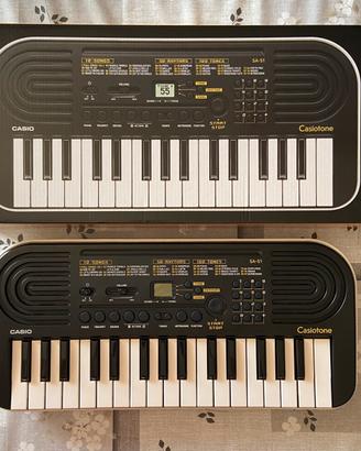 Casio SA-51 Mini-tastiera con 32 mini tasti, nera