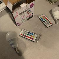 Lampadina led con telecomando