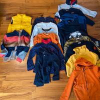 Maxi lotto abbigliamento per bambino 5/6 anni