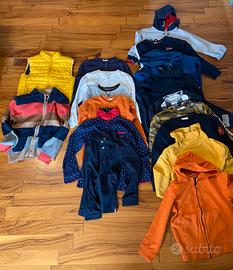 Maxi lotto abbigliamento per bambino 5/6 anni