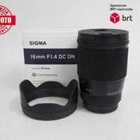 Sigma 16 F1.4 DC DN C (Fujifilm)