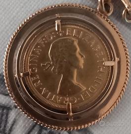 CIONDOLO  1966 DA COLLEZIONE ORO PURO