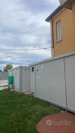 Coppia di monoblocchi prefabbricati coibentati