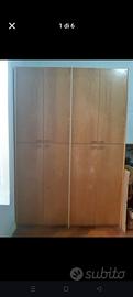 Armadio in legno 8 ante
