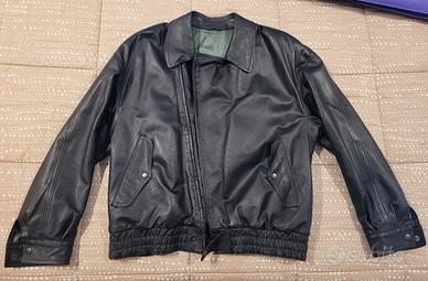 Giubbotto in pelle fiore invernale fatta a mano