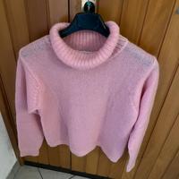 Maglione rosa morbido usato solo due volte