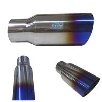 TERMINALE SCARICO COLLA TONDA 61-90MM INOX TAGLIO 