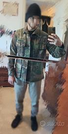Camicia Militare Mimetica U.S.Army Nato Vintage
