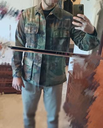 Camicia Militare Mimetica U.S.Army Nato Vintage