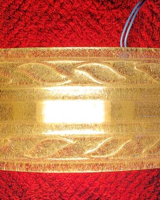Coppia appliques in elegante cristallo granigliato