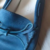 mocassini Hogan 41 azzurri da uomo