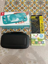 Nintendo switch lite turchese