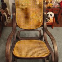 Sedia a dondolo Anni 60