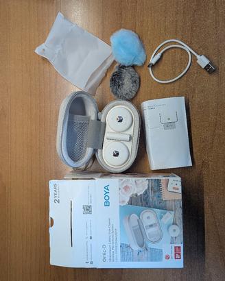 Microfono Wireless BOYA Omic-D per iPhone/iPad 