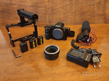 Sony A7sII con accessori