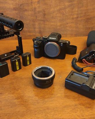 Sony A7sII con accessori