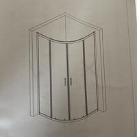 box doccia semicircolare per misure errate