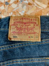 Jeans Levi's 501 originali vintage fine '90-nuovi
