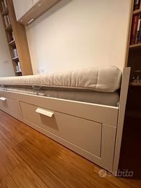 Divano letto IKEA BRIMNES – 2 materassi – €250