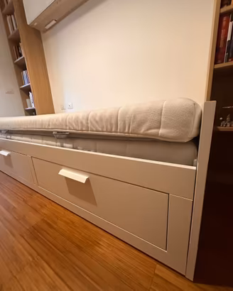 Divano letto IKEA BRIMNES – 2 materassi – €250