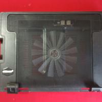 Base porta computer PC tablet + ventola e luce