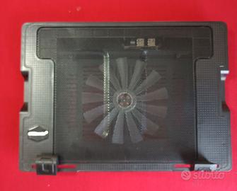 Base porta computer PC tablet + ventola e luce