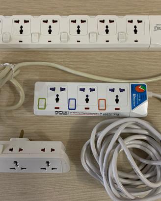 Prolunghe elettriche multipresa inglesi