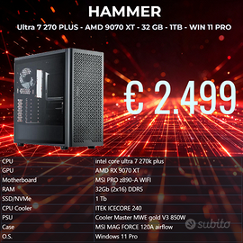 Ultra 7 270 PLUS - RX9070 XT - 32 GB - 1TB