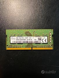 Hynix 8GB 2400 MHz DDR4 1rx8 pc4-2400t-sa1-11 RAM