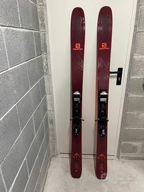 Set scialpinismo Salomon QST 106 + pelli + rampant