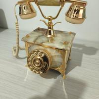 Telefono ottone e marmo
