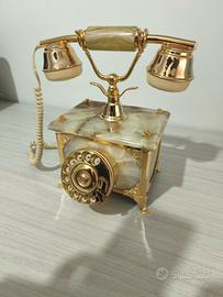 Telefono ottone e marmo