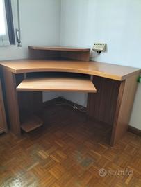 scrivania ciliegio 3 pezzi