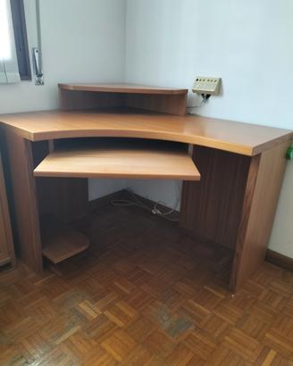 scrivania ciliegio 3 pezzi