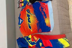 Tuta motocross con pettorina