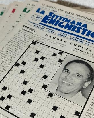 SETTIMANA ENIGMISTICA  30 NUMERI CONSECUTIVI