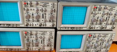 Oscilloscopio Hameg 100mhz e Lafayette 60mhz