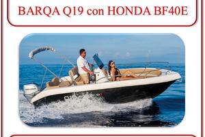 Barqa q19 con honda bf40e (40/60) senza patente