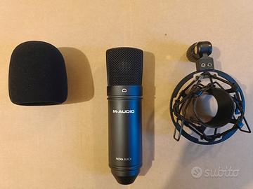 M-audio Nova black microfono a condensatore 
