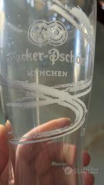Bicchieri Hacker-Pschorr di Monaco Vintage